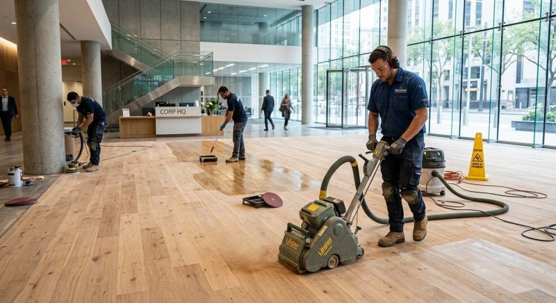 Our team working on Flooring Service projects in Park Ridge, IL