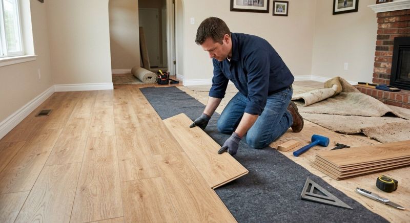 Laminate Floor Remodeling in Park Ridge, IL