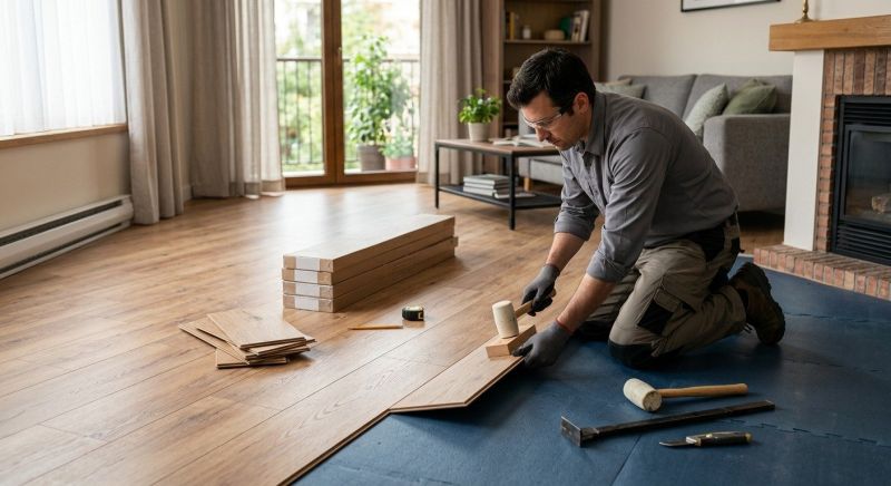 Laminate Floor Replacement in Elmhurst, IL