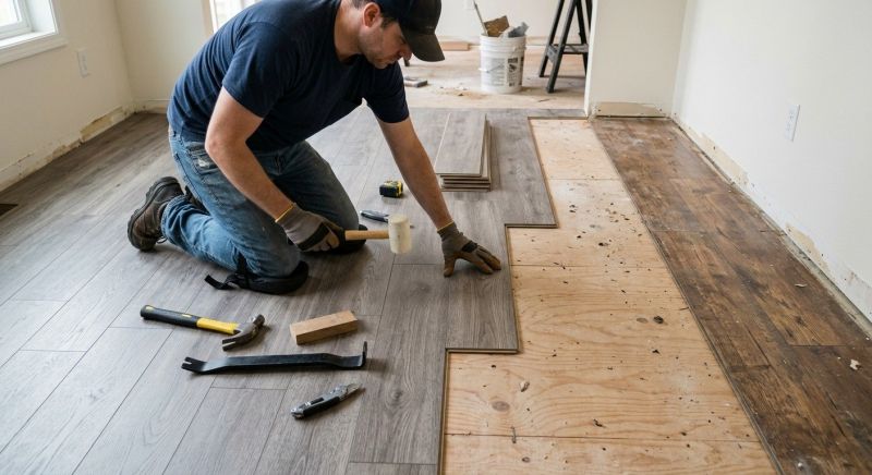 Laminate Floor Replacement in Forest Park, IL