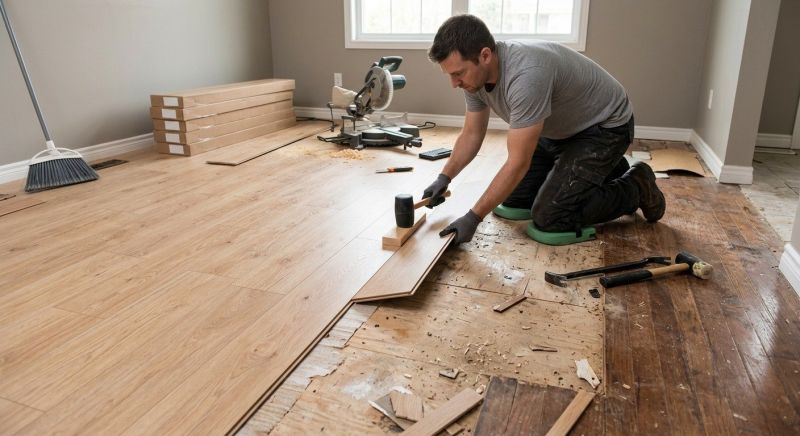 Laminate Flooring Replacement in Park Ridge, IL