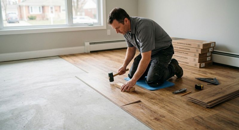Linoleum Floor Installation in Alsip, IL