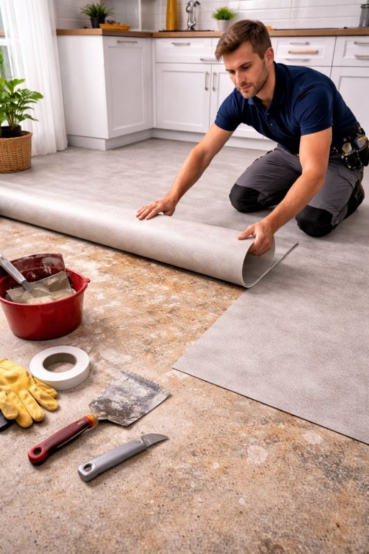 Linoleum Floor Installation in Elmhurst, IL