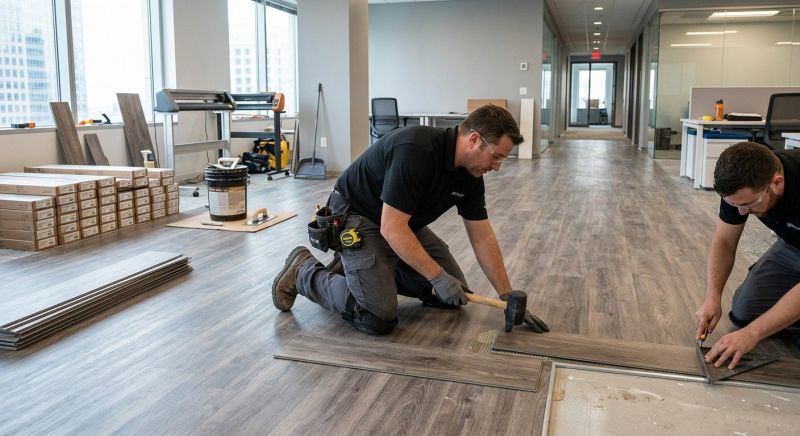 Linoleum Floor Installation in Glen Ellyn, IL