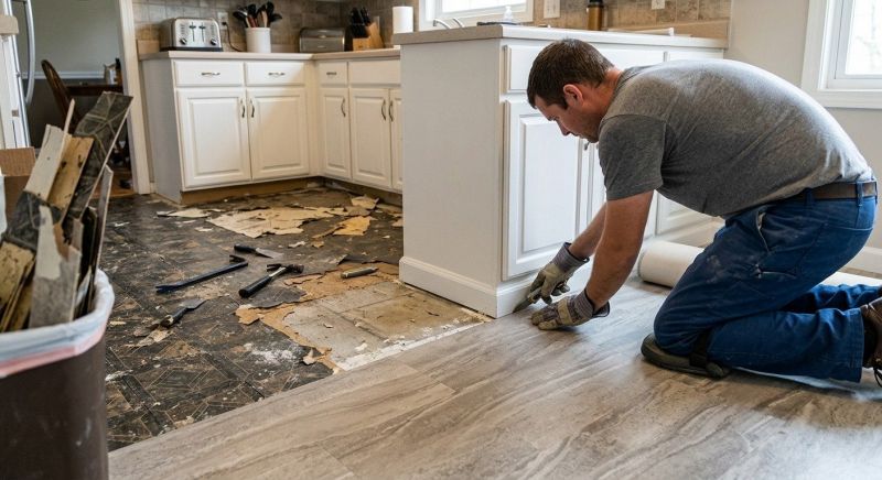 Linoleum Floor Installation in Glencoe, IL