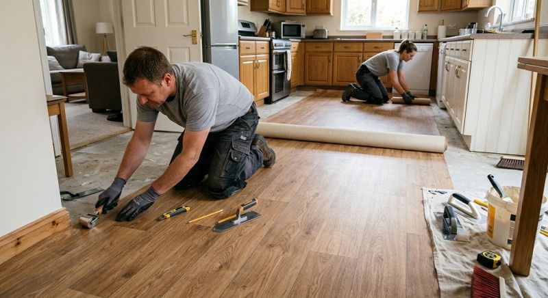 Linoleum Floor Installation in Park Ridge, IL