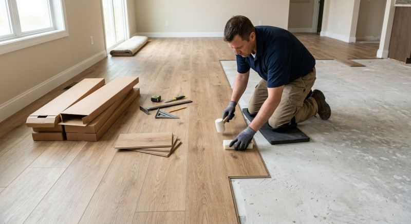 Luxury Vinyl Tile Installation in Itasca, IL