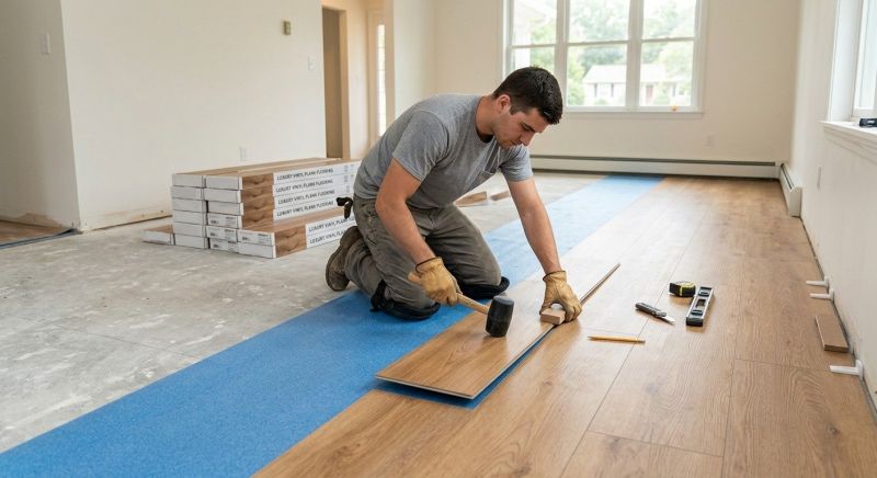 Luxury Vinyl Tile Installation in Park Ridge, IL