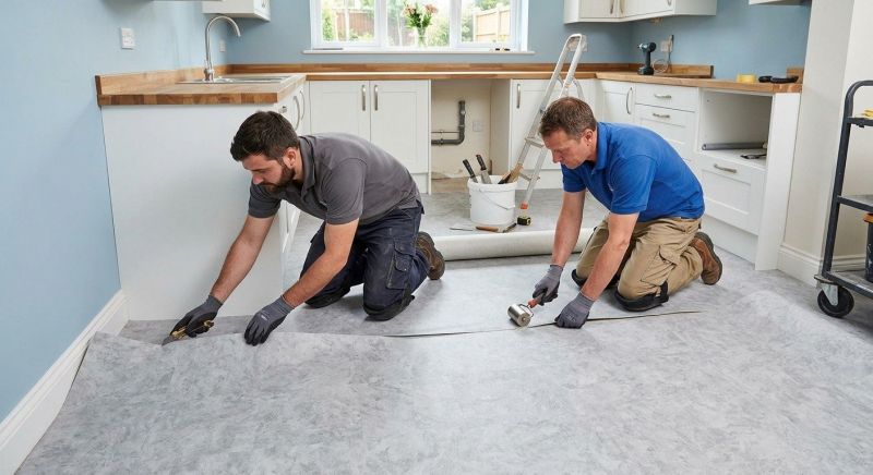 Sheet Linoleum Installation in Park Ridge, IL