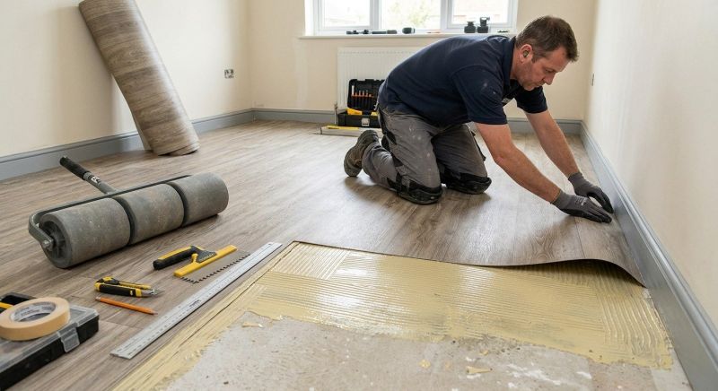 Sheet Vinyl Installation in Hoffman Estates, IL
