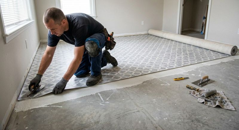 Sheet Vinyl Installation in River Forest, IL