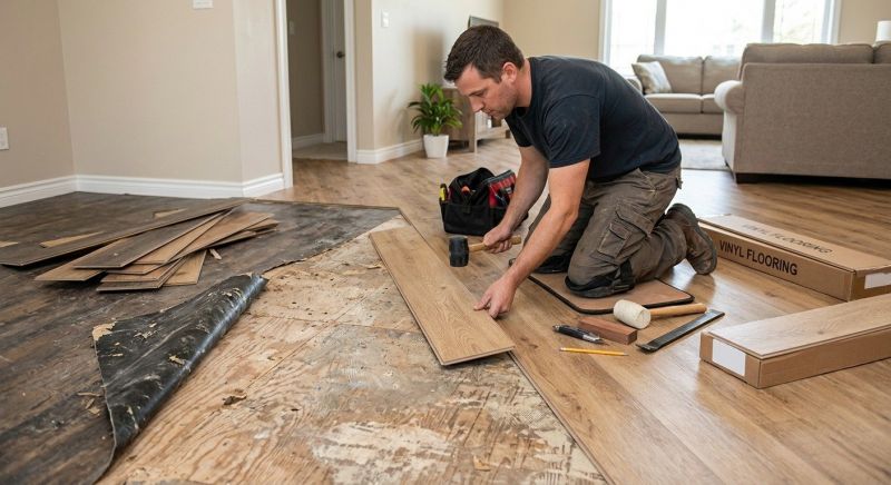 Vinyl Flooring Installation in Bartlett, IL