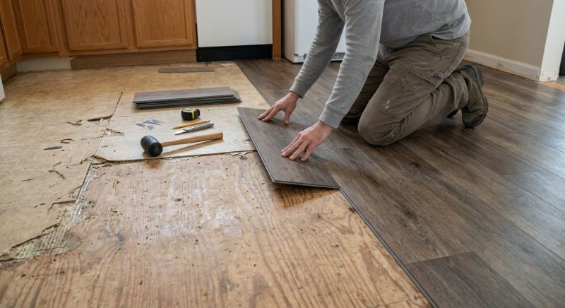 Vinyl Flooring Installation in Schaumburg, IL